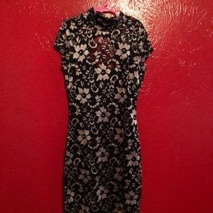 Asian style bodycon party dress